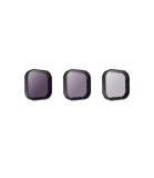Set 3 Filtre ND8 / ND16 / ND32 Telesin compatibile cu Gopro Hero 9 / 10 / 11 / 12 Black