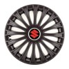 Set 4 Capace Roti, potrivite jantelor de R14, pentru Suzuki, model dino Negru, Autohelix MSA