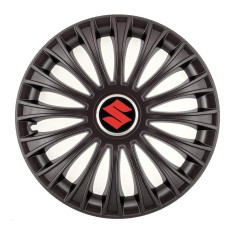 Set 4 Capace Roti, potrivite jantelor de R14, pentru Suzuki, model dino Negru