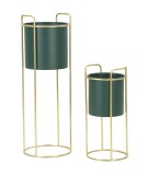 Mauro Ferretti Suport Vaza Set 2 Bucati cm &Oslash; 24X70-19,5X45 | Aosom Romania