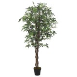 VidaXL Arbore de arțar artificial 504 de frunze 150 cm verde