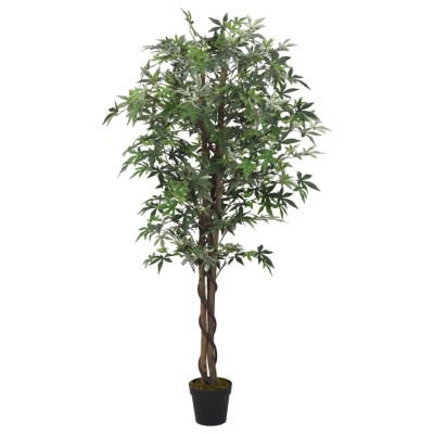 vidaXL Arbore de arțar artificial 504 de frunze 150 cm verde foto