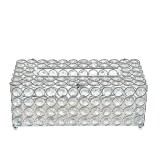 Suport servetele cu decor metalic si insertii transparente