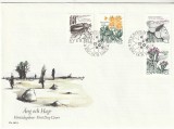 Fauna si flora , FDC ,Suedia., Europa