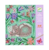 Joc creativ de razuit Djeco - Animale din gradina