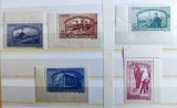 ROMANIA 1947 - Casa Scoalelor - serie MNH** din colt coala - LP 213 nestampilat