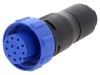 Conector Circular Mufă Mamă 12 PIN Fără Contacte Pe Cablu