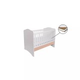 Cumpara ieftin Patut Eurogloria Como fara sertar - Alb cu Cappucino + Saltea Cocos 10 cm