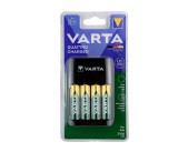 Incarcator Varta USB 4 sloturi AA AAA cu 4 acumulatori AA 2100mAh inclusi, incarcare rapida 5.5h, protectii multiple, canale independente, indicator