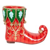 Cumpara ieftin Decoratiune Cizma Elf polirasina multicolora 55x28x44 cm