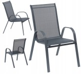 Scaun de gradina modern cu cadru metalic