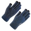 Manusi touchscreen unisex iWarm, lana, albastru, ST0018