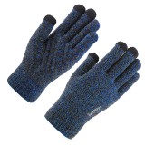 Manusi touchscreen unisex iWarm, lana, albastru, ST0018