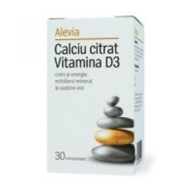 Calciu D3 Formula Citrat Alevia 30cpr foto