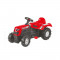 Tractor rosu cu pedale, 81.5 x 45 x 52 cm, claxon