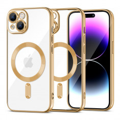 Husa Tech-Protect Magshine MagSafe pentru Apple iPhone 15 Plus Auriu