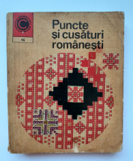 Puncte ?i cusaturi romane?ti - M. Scinteianu - 1973 foto