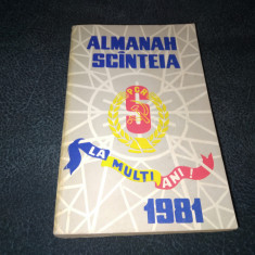 ALMANAH SCANTEIA 1981