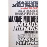 Marin Mirea - Maxime militare (Editia: 1973)