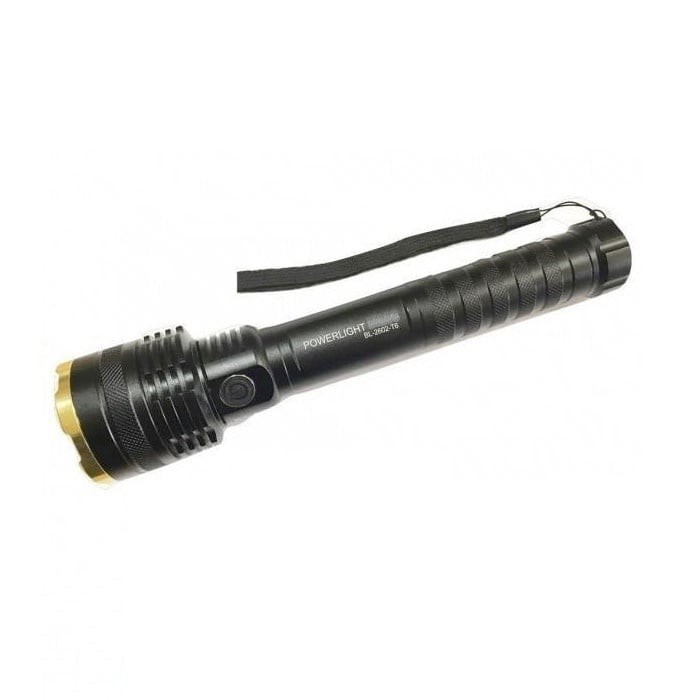 Lanterna led BL-2602-T6 cu acumulator 18650, incarator priza si auto