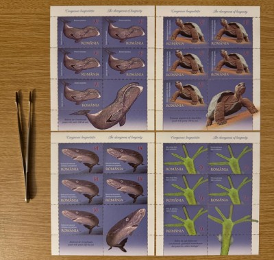 Campionii longevității, minicoală de 5 timbre și 1 vinietă, 2023, LP 2440c foto