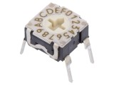 &Icirc;ntrerupător codificare HEX/BCD 16 Poz THT