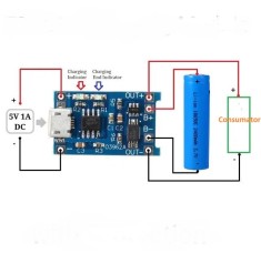 REGULATOR de incarcare ptr acumulator litiu Ion set de 3 bucati