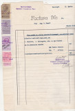 Bnk fil Timbre fiscale pe factura Sospiro 1937
