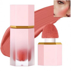 Fard de Obraz Lichid, Makeup, Romantic Matte, Color Bloom Liquid Blush, 104, 5.2 ml foto