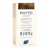 Vopsea permanenta pentru par Phytocolor, Golden Blonde (blond auriu) 7.3, 50 ml, Phyto