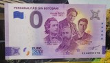 Rom&acirc;nia Bancnotă 0 Euro Personalități din Botoșani cu pliant