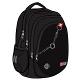 Ghiozdan scolar Majewski ST Right, BP06, X White, 4 compartimente, 42 x 31 x 22 cm