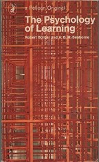 The psychology of learning / Robert Borger, A.E.M. Seaborne