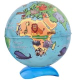 Cumpara ieftin Glob păm&acirc;ntesc decorativ cu ascuțitoare Animals 6 cm
