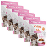 Calibra Cat Life Kitten Curcan &icirc;n sos 6 x 85 g