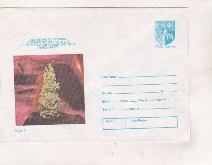 bnk ip 2000 ani atestare minerit Barza-Brad - Aragonit - necirculat - 1979