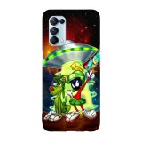 Husa compatibila cu Oppo A54 5G model Marvin the Martian, Silicon, TPU, Viceversa, Transparent, Carcasa