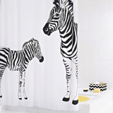 RIDDER Perdea de dus Zebra, 180 x 200 cm GartenMobel Dekor, vidaXL