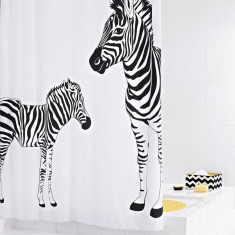 RIDDER Perdea de dus Zebra, 180 x 200 cm GartenMobel Dekor