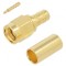 Conector SMA Tată Drept 50&Omega; Lipire Crimpat PTFE Aurit
