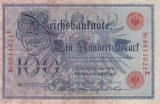 Bancnota Germania 100 Marci 1908, VF/VF+! Bancnote Germania, Europa, Numismatica