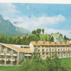 Carte Postala veche - Busteni, Hotelul B.T.T. , Circulata 1976