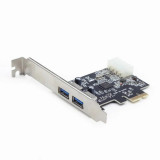 Cumpara ieftin CARD adaptor GEMBIRD PCI-Express la 2 x USB 3.0 low-profile UPC-30-2P