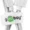 Cablu USB Type C tata - USB 2.0 tata 1m 3A 0.48Gbit/s alb Goobay