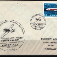 ROMANIA 1993 - AVIATIE. PRIM ZBOR AVION IAK-52. PLIC OCAZIONAL, Z73