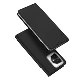 Husa flip honor 100, dux ducis skin pro, smart pro magnet, negru