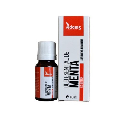 Ulei Esential de Menta Uz Intern 10ml Adams Vision foto