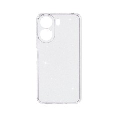 Husa BestCase&reg; Crystal Glitter 2MM, Compatibila Cu Xiaomi Redmi 13C, Anti-soc,