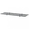 Rafturi suspendate, 2 buc., 90 x 10 cm, sticla, 8 mm