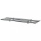 Rafturi suspendate, 2 buc., 90 x 10 cm, sticla, 8 mm